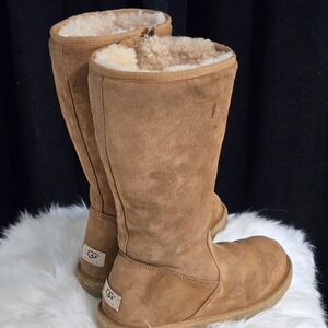 UGG Tan Shearling Boots